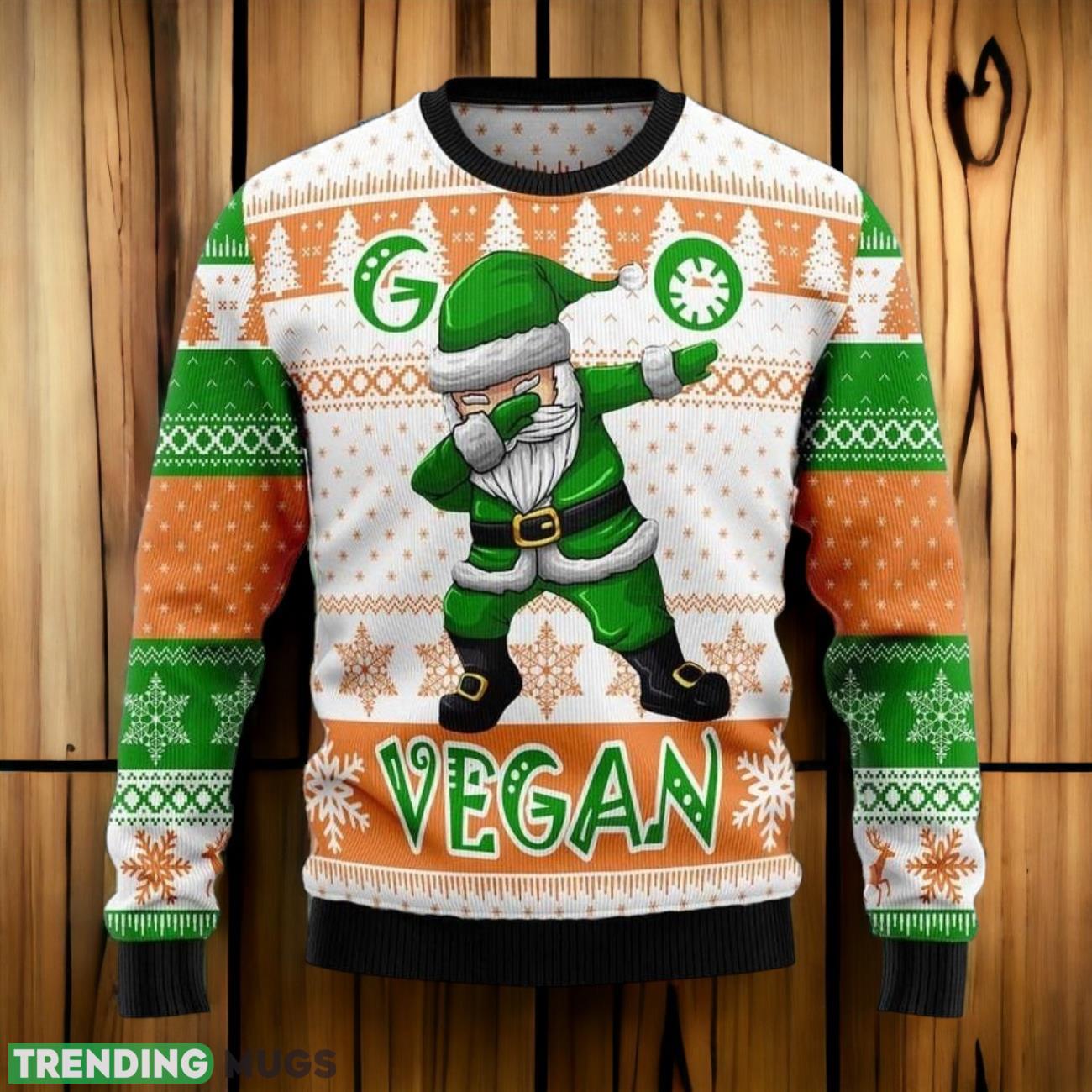 Go Vegan Ugly Christmas Sweater Product Photo 1 Go Vegan Ugly Christmas Sweater Product Photo 1