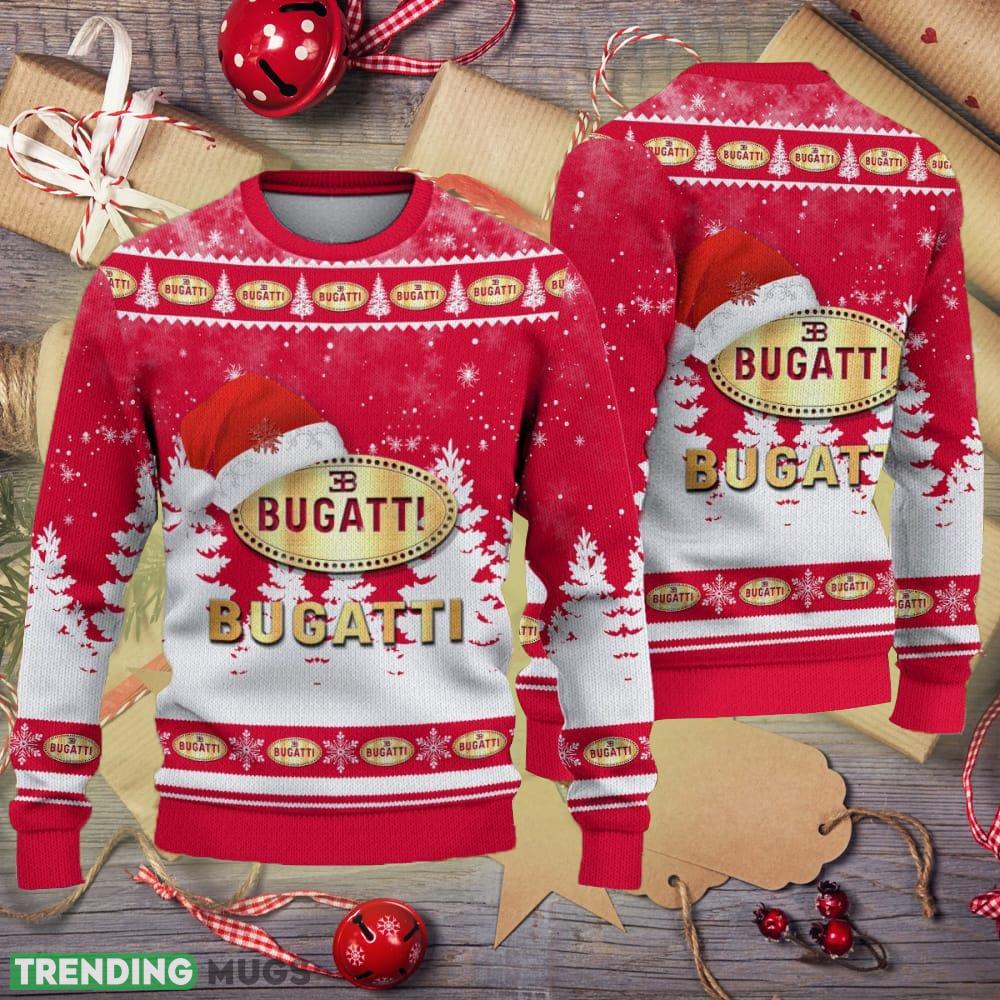 Golden Bugati Logo Santa Hat Car Truck And Motorcycle Ugly Christmas Sweater - Golden Bugati Logo Santa Hat Car Truck And Motorcycle Ugly Christmas Sweater Golden Bugati Logo Santa Hat Car Truck And Motorcycle Ugly Christmas Sweater - Golden Bugati Logo Santa Hat Car Truck And Motorcycle Ugly Christmas Sweater