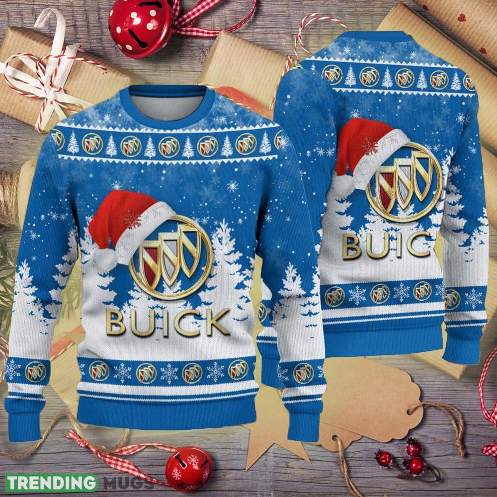 Golden Buick Logo Santa Hat Car Truck And Motorcycle Ugly Christmas 3D Sweater - Golden Buick Logo Santa Hat Car Truck And Motorcycle Ugly Christmas 3D Sweater Golden Buick Logo Santa Hat Car Truck And Motorcycle Ugly Christmas 3D Sweater - Golden Buick Logo Santa Hat Car Truck And Motorcycle Ugly Christmas 3D Sweater