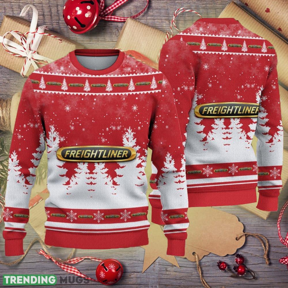 Golden Freightliner Logo Santa Hat Car Truck And Motorcycle Ugly Xmas 3D Sweater - Golden Freightliner Logo Santa Hat Car Truck And Motorcycle Ugly Xmas 3D Sweater Golden Freightliner Logo Santa Hat Car Truck And Motorcycle Ugly Xmas 3D Sweater - Golden Freightliner Logo Santa Hat Car Truck And Motorcycle Ugly Xmas 3D Sweater