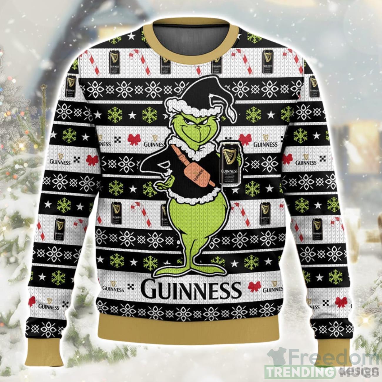 Guinness Grinch Christmas Ugly Sweater Special Gift For Xmas Product Photo 1 Guinness Grinch Christmas Ugly Sweater Special Gift For Xmas Product Photo 1