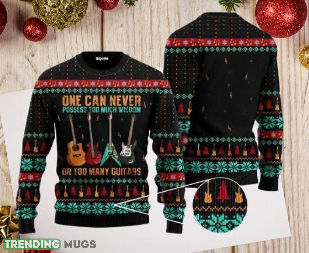 Guitar Old Vintage Guitar Lover One Can Never Merry Christmas 2023 Gift for Men Women - Guitar Old Vintage Guitar Lover One Can Never Merry Christmas 2023 Gift for Men Women