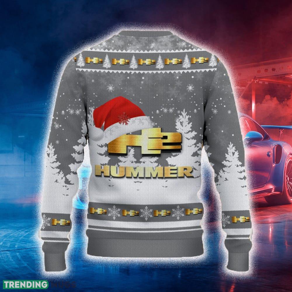 H2 Hummer Ugly Christmas Sweater Tree Santa Hat Car For Fans Gift Familys Holidays 3D Sweater H2 Hummer Ugly Christmas Sweater Tree Santa Hat Car For Fans Gift Familys Holidays 3D Sweater