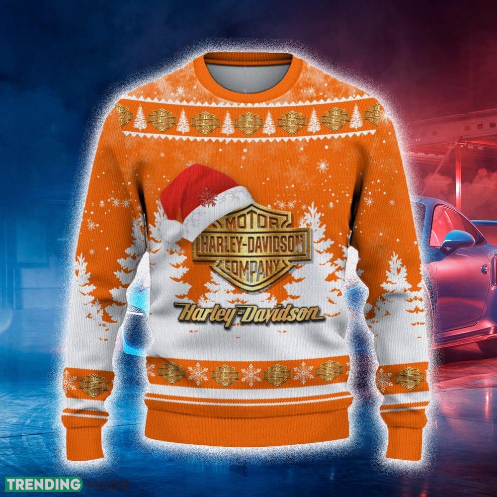 Harley-Davidson Ugly Christmas Sweater Tree Santa Hat Car For Fans Gift Familys Holidays - Harley-Davidson Ugly Christmas Sweater_2 Harley-Davidson Ugly Christmas Sweater Tree Santa Hat Car For Fans Gift Familys Holidays - Harley-Davidson Ugly Christmas Sweater_2