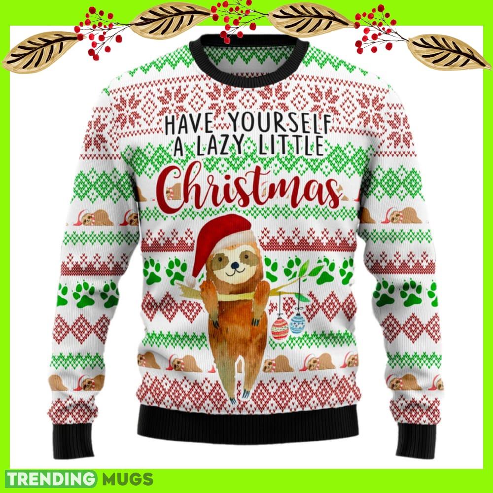 Have Yourself A Lazy Christmas Sloth Ugly Christmas Sweater New For Men And Women Gift Holidays Christmas - Have Yourself A Lazy Christmas Sloth Ugly Christmas Sweater For Men & Women Christmas Gift Sweater US2510_1 Have Yourself A Lazy Christmas Sloth Ugly Christmas Sweater New For Men And Women Gift Holidays Christmas - Have Yourself A Lazy Christmas Sloth Ugly Christmas Sweater For Men & Women Christmas Gift Sweater US2510_1