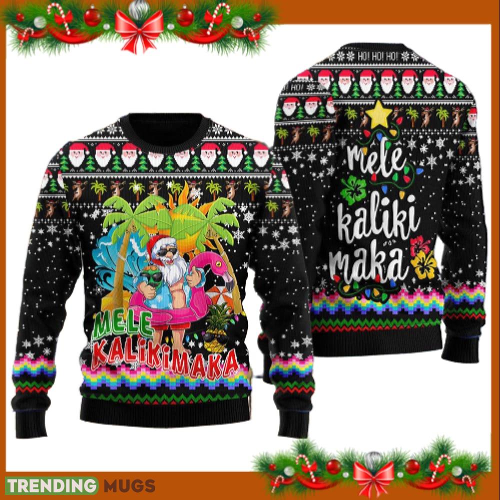 Hawaii Santa Claus Ugly Christmas Sweater Gather New Gift For Men And Women Family Holidays - Hawaii Santa Claus Ugly Christmas Sweater Gather New Gift For Men And Women Family Holidays Hawaii Santa Claus Ugly Christmas Sweater Gather New Gift For Men And Women Family Holidays - Hawaii Santa Claus Ugly Christmas Sweater Gather New Gift For Men And Women Family Holidays