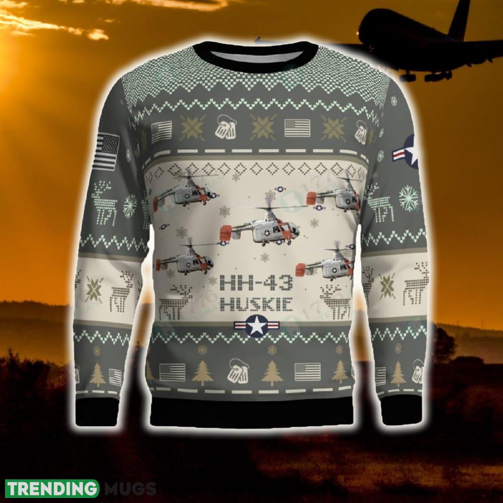 HH-43 Huskie HH43 Combat Aircraft Ugly Sweater Gift For Men And Women Gift Veteran Christmas - HH-43 Huskie HH43 Combat Aircraft Ugly Sweater 2 HH-43 Huskie HH43 Combat Aircraft Ugly Sweater Gift For Men And Women Gift Veteran Christmas - HH-43 Huskie HH43 Combat Aircraft Ugly Sweater 2