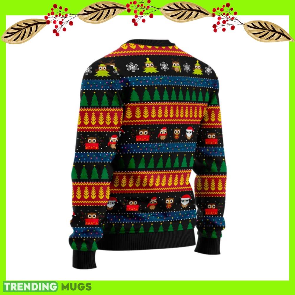 Hoot Hoot Owl Noel Tree Ugly Christmas Sweater New For Men And Women Gift Holidays Christmas 3D Sweater Hoot Hoot Owl Noel Tree Ugly Christmas Sweater New For Men And Women Gift Holidays Christmas 3D Sweater