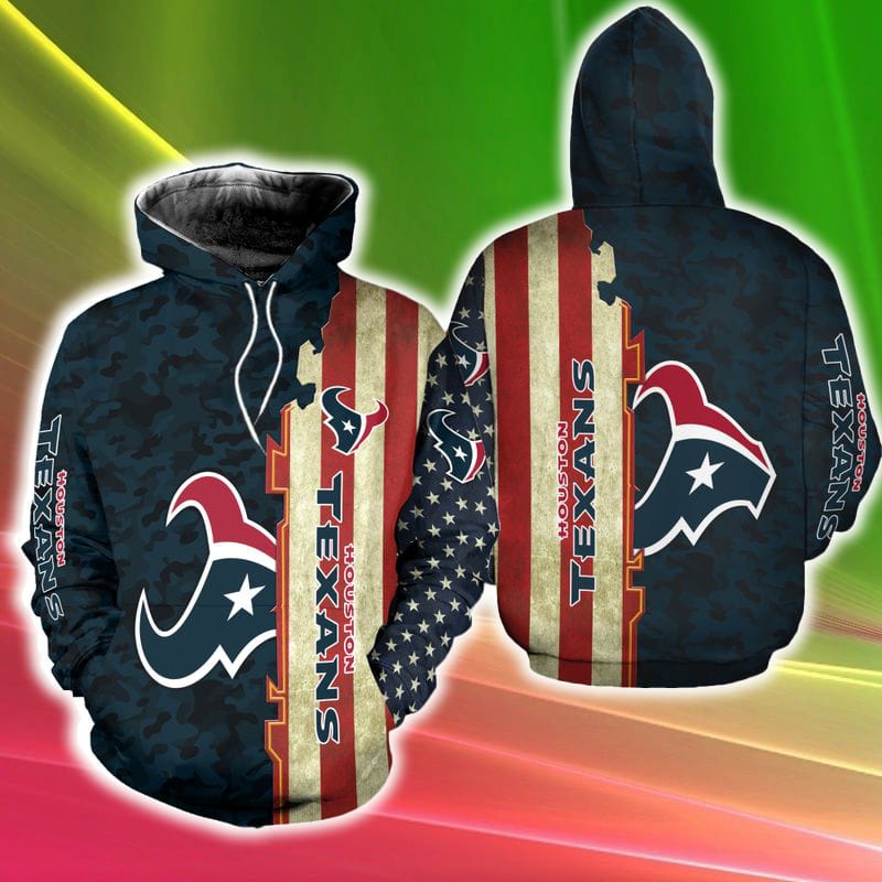 Houston Texans America Flag Gingerbread 3D Hoodie Zip Hoodie Cold All Over Printed For Fans Gift Christmas Holidays - 041123-083747 Houston Texans America Flag Gingerbread 3D Hoodie Zip Hoodie Cold All Over Printed For Fans Gift Christmas Holidays - 041123-083747