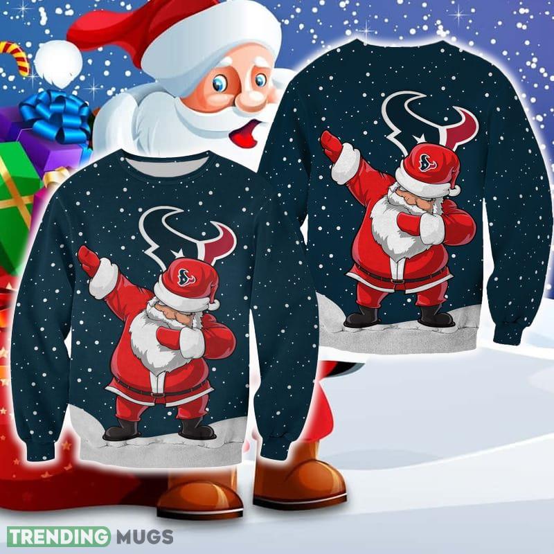 Houston Texans Christmas Dab Santa Ugly Sweater For Fans AOP Gift Holidays - Houston Texans Christmas Dab Santa Ugly Sweater For Fans AOP Gift Holidays Houston Texans Christmas Dab Santa Ugly Sweater For Fans AOP Gift Holidays - Houston Texans Christmas Dab Santa Ugly Sweater For Fans AOP Gift Holidays