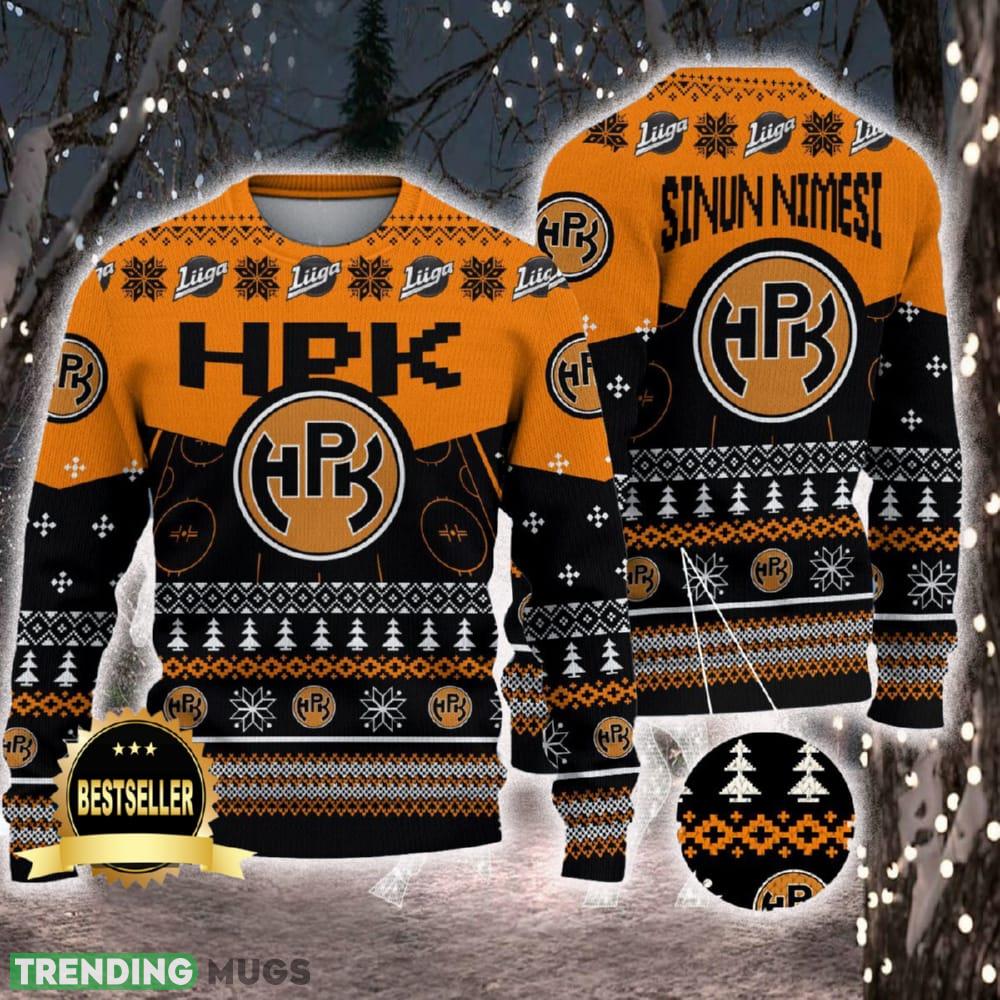 HPK Ugly Christmas Sweater Logo Custom Name Gift Fans - HPK Ugly Christmas Sweater Logo Custom Name Gift Fans HPK Ugly Christmas Sweater Logo Custom Name Gift Fans - HPK Ugly Christmas Sweater Logo Custom Name Gift Fans