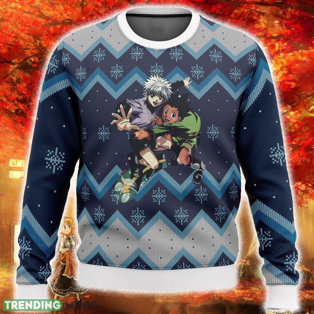 Hunter X Hunter Gon and Killua Ugly Christmas Sweater Funny Gift For Men And Women Fans - Hunter X Hunter Gon and Killua Ugly Christmas Sweater Funny Gift For Men And Women Fans Hunter X Hunter Gon and Killua Ugly Christmas Sweater Funny Gift For Men And Women Fans - Hunter X Hunter Gon and Killua Ugly Christmas Sweater Funny Gift For Men And Women Fans