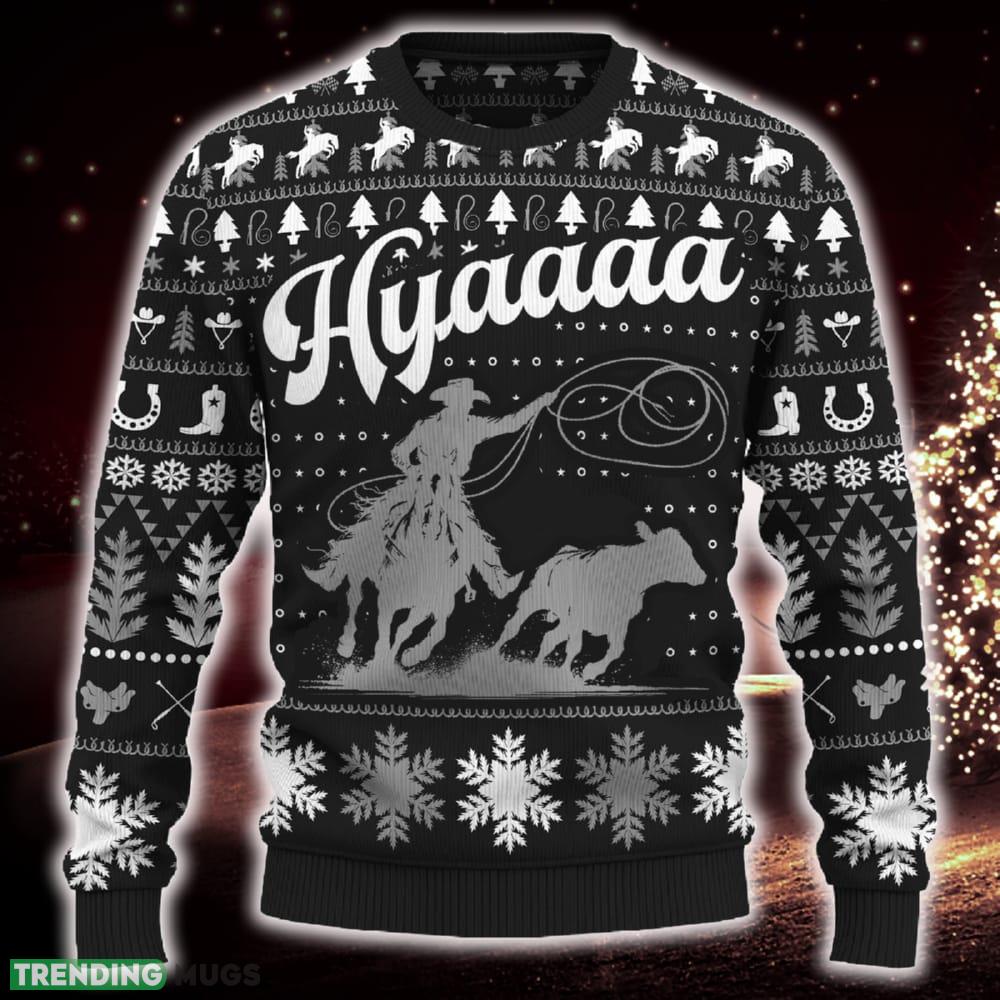 Hyaaaa Breakaway Roping For Fans Ugly Christmas Sweater Gift Familys - Hyaaaa Breakaway Roping Ugly Christmas Sweater_ 1 Hyaaaa Breakaway Roping For Fans Ugly Christmas Sweater Gift Familys - Hyaaaa Breakaway Roping Ugly Christmas Sweater_ 1