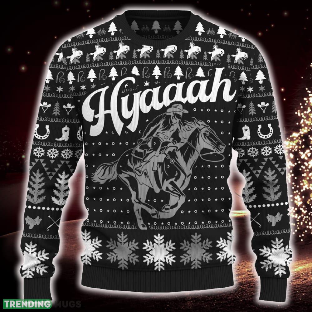 Hyaaaa Horse Racing For Fans Ugly Christmas Sweater Gift Familys - Hyaaaa Horse Racing Ugly Christmas Sweater_ 1 Hyaaaa Horse Racing For Fans Ugly Christmas Sweater Gift Familys - Hyaaaa Horse Racing Ugly Christmas Sweater_ 1
