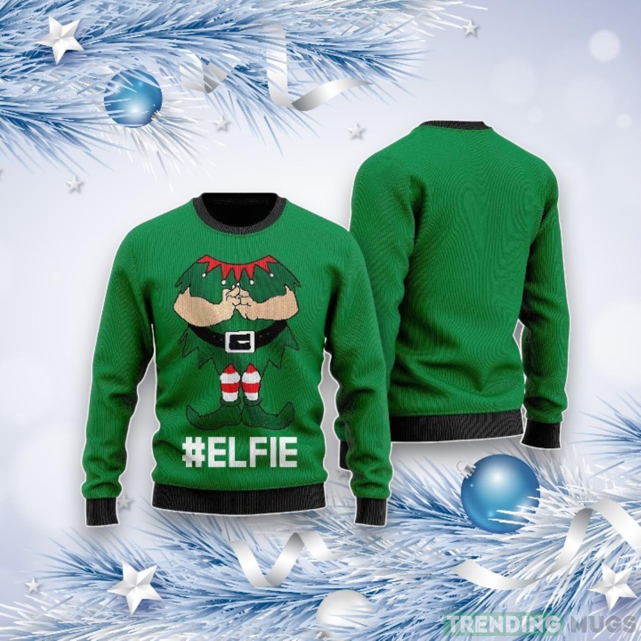 I Touch My Elf Elfie Ugly Christmas Sweater For Men & Women Product Photo 1 I Touch My Elf Elfie Ugly Christmas Sweater For Men & Women Product Photo 1