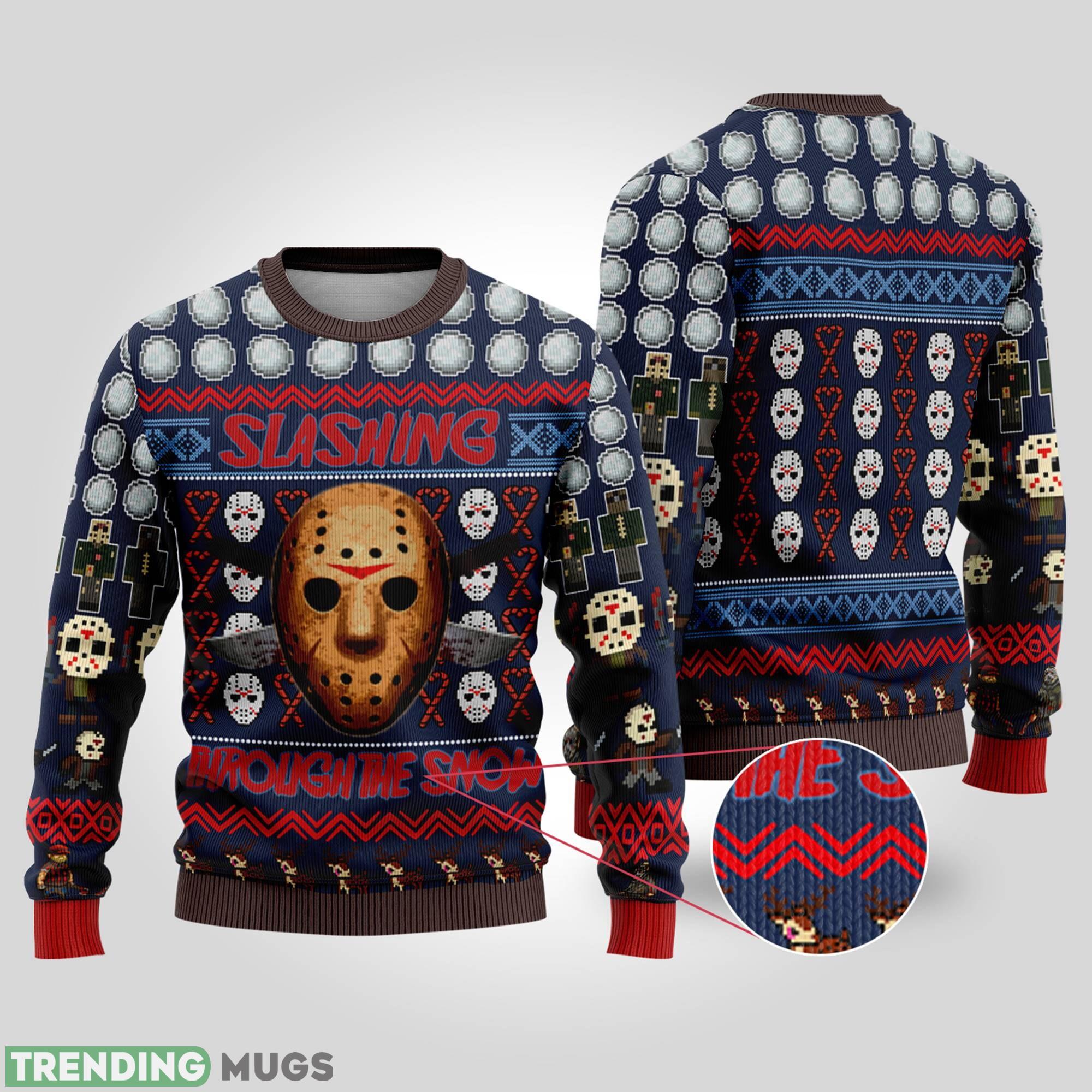 Jason Voorhees Christmas Ugly Christmas Sweater Friday the 13th Ugly Sweater Horror Halloween Movie - Jason Voorhees Christmas Ugly Christmas Sweater Friday the 13th Ugly Sweater Shirt Horror Halloween Movie Shirt_1 Jason Voorhees Christmas Ugly Christmas Sweater Friday the 13th Ugly Sweater Horror Halloween Movie - Jason Voorhees Christmas Ugly Christmas Sweater Friday the 13th Ugly Sweater Shirt Horror Halloween Movie Shirt_1