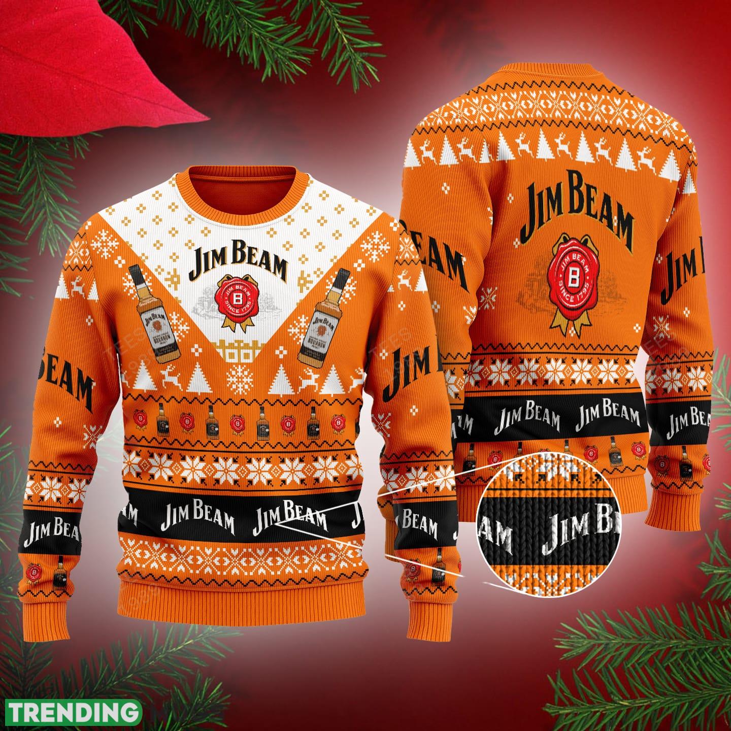 Jim Beam Whiskey Ugly Xmas Sweater Gift Holidays - Jim Beam Whiskey Ugly Xmas Sweater Gift Holidays Jim Beam Whiskey Ugly Xmas Sweater Gift Holidays - Jim Beam Whiskey Ugly Xmas Sweater Gift Holidays