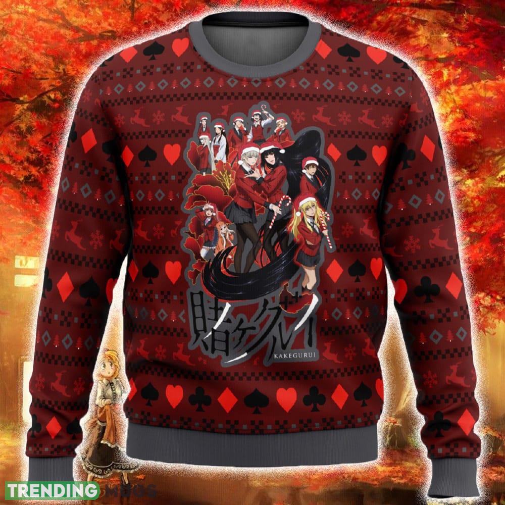 Kakegurui Hyakkaou Private Academy Ugly Christmas Sweater Funny Gift For Men And Women Fans - Kakegurui Hyakkaou Private Academy Ugly Christmas Sweater Funny Gift For Men And Women Fans Kakegurui Hyakkaou Private Academy Ugly Christmas Sweater Funny Gift For Men And Women Fans - Kakegurui Hyakkaou Private Academy Ugly Christmas Sweater Funny Gift For Men And Women Fans