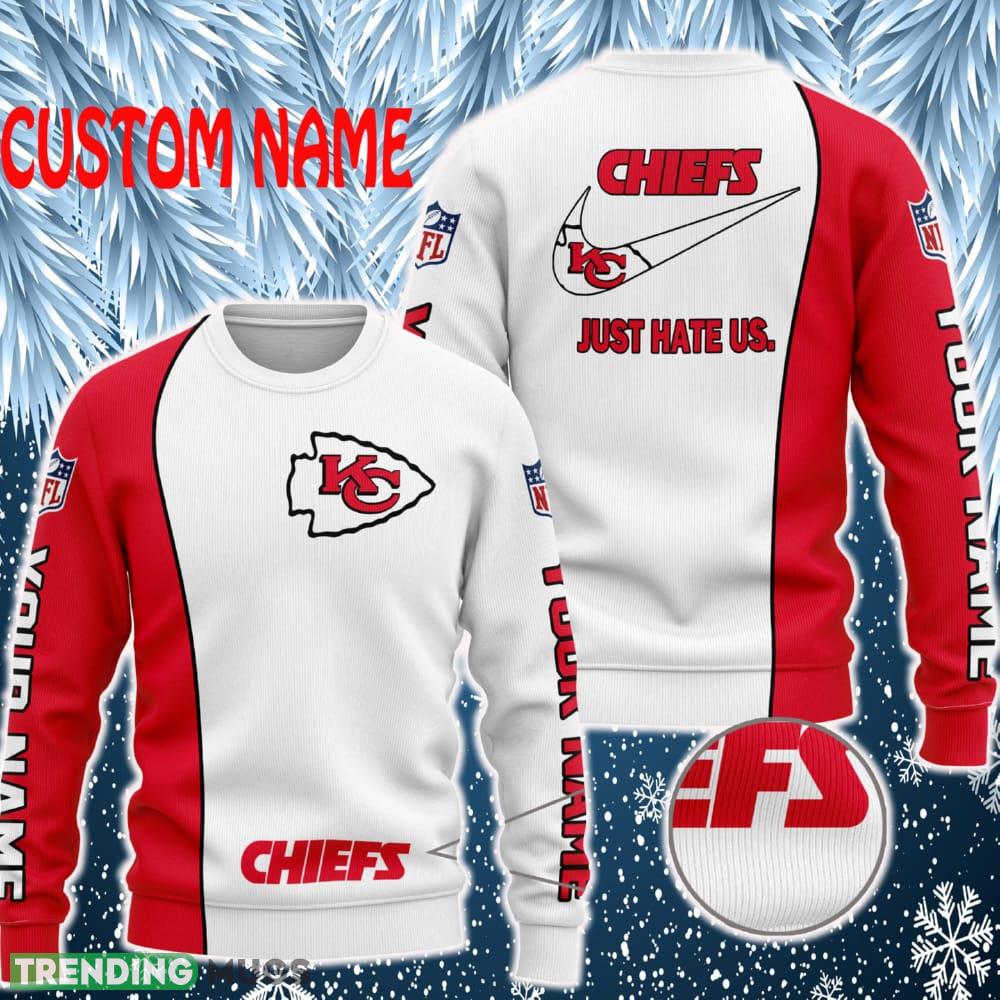 Kansas City Chiefs NFL Just Hate Us Personalized For Fans Sweater New - Kansas City Chiefs NFL Just Hate Us Personalized For Fans Sweater New Kansas City Chiefs NFL Just Hate Us Personalized For Fans Sweater New - Kansas City Chiefs NFL Just Hate Us Personalized For Fans Sweater New