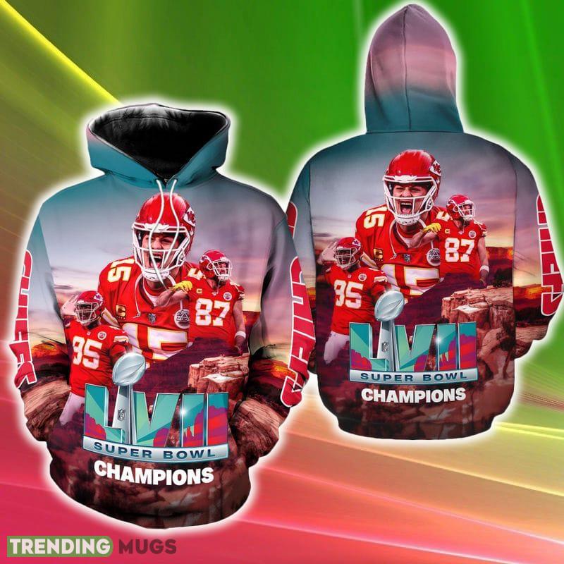 Kansas City Chiefs Super Bowl LVII Unisex Fashion 3D Hoodie New Gift Fans Full Over Print For Men And Women - Kansas City Chiefs Super Bowl LVII Unisex Fashion 3D Hoodie New Gift Fans Full Over Print For Men And Women Kansas City Chiefs Super Bowl LVII Unisex Fashion 3D Hoodie New Gift Fans Full Over Print For Men And Women - Kansas City Chiefs Super Bowl LVII Unisex Fashion 3D Hoodie New Gift Fans Full Over Print For Men And Women