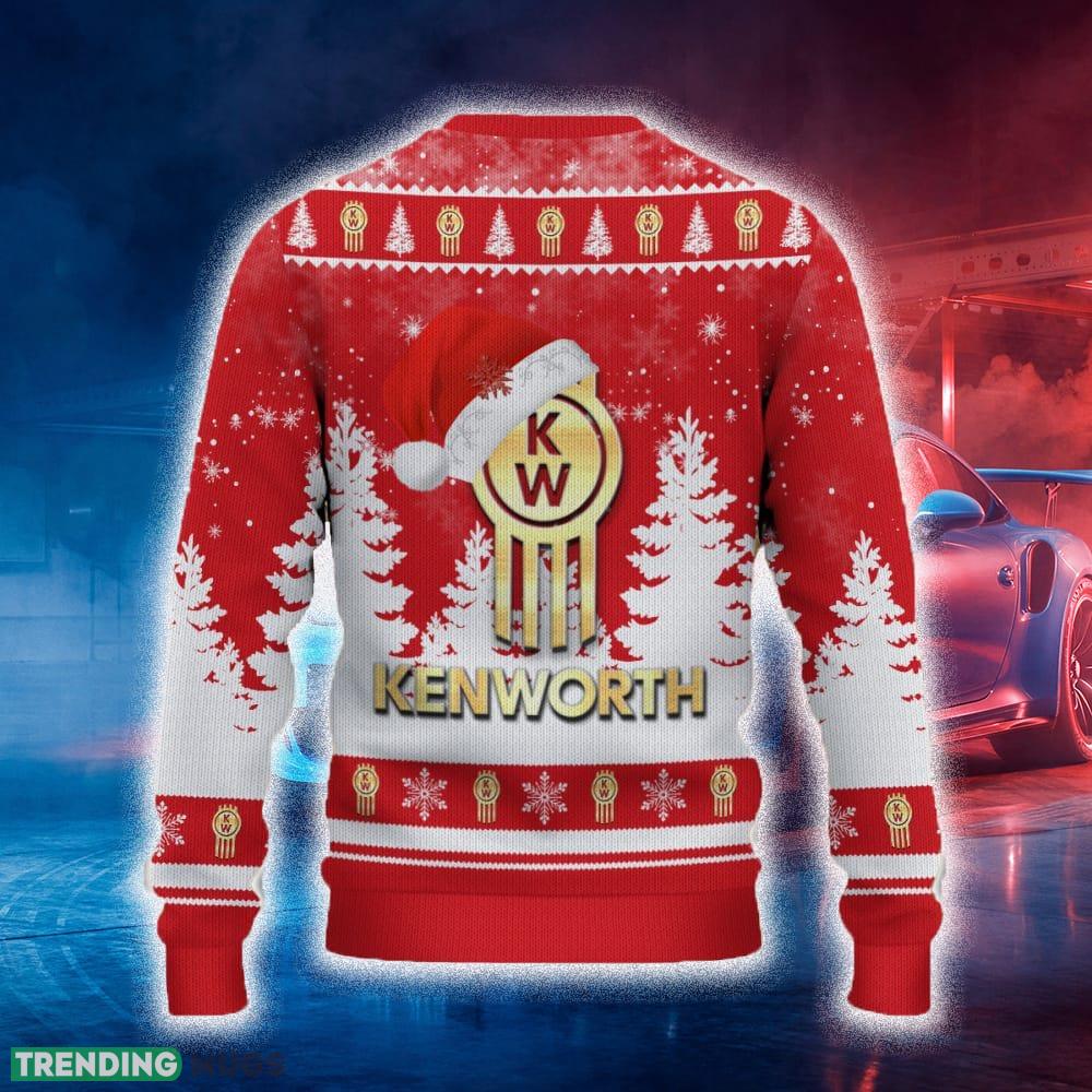 Kenworth Ugly Christmas Sweater Tree Santa Hat Car For Fans Gift Familys Holidays 3D Sweater Kenworth Ugly Christmas Sweater Tree Santa Hat Car For Fans Gift Familys Holidays 3D Sweater