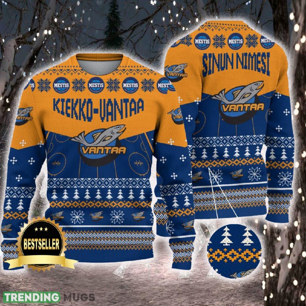 Kiekko-Vantaa Ugly Christmas Sweater Logo Custom Name Gift Fans - Kiekko-Vantaa Ugly Christmas Sweater Logo Custom Name Gift Fans Kiekko-Vantaa Ugly Christmas Sweater Logo Custom Name Gift Fans - Kiekko-Vantaa Ugly Christmas Sweater Logo Custom Name Gift Fans