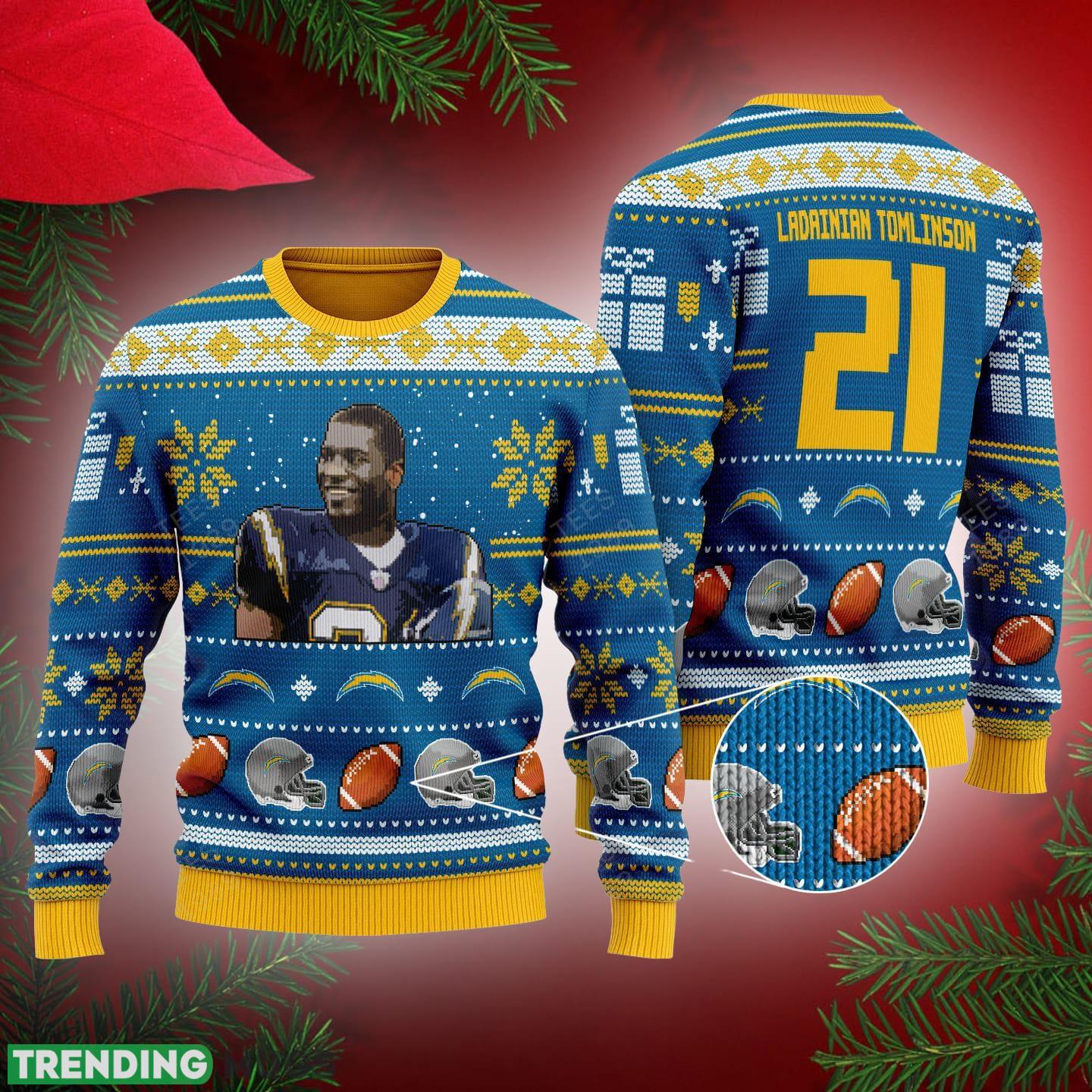 LaDainian Tomlinson los angeles chargers NFL Ugly Christmas Sweater For Men And Women - LaDainian Tomlinson los angeles chargers NFL Ugly Christmas Sweater For Men And Women LaDainian Tomlinson los angeles chargers NFL Ugly Christmas Sweater For Men And Women - LaDainian Tomlinson los angeles chargers NFL Ugly Christmas Sweater For Men And Women