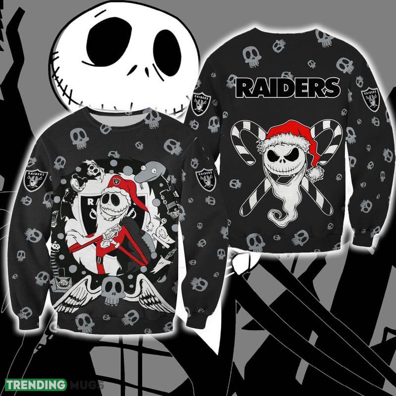 Las Vegas Raiders Christmas Jack Skellington Event Christmas Ugly Sweater Halloween For Men And Women - Las Vegas Raiders Christmas Jack Skellington Event Christmas Ugly Sweater Halloween For Men And Women Las Vegas Raiders Christmas Jack Skellington Event Christmas Ugly Sweater Halloween For Men And Women - Las Vegas Raiders Christmas Jack Skellington Event Christmas Ugly Sweater Halloween For Men And Women