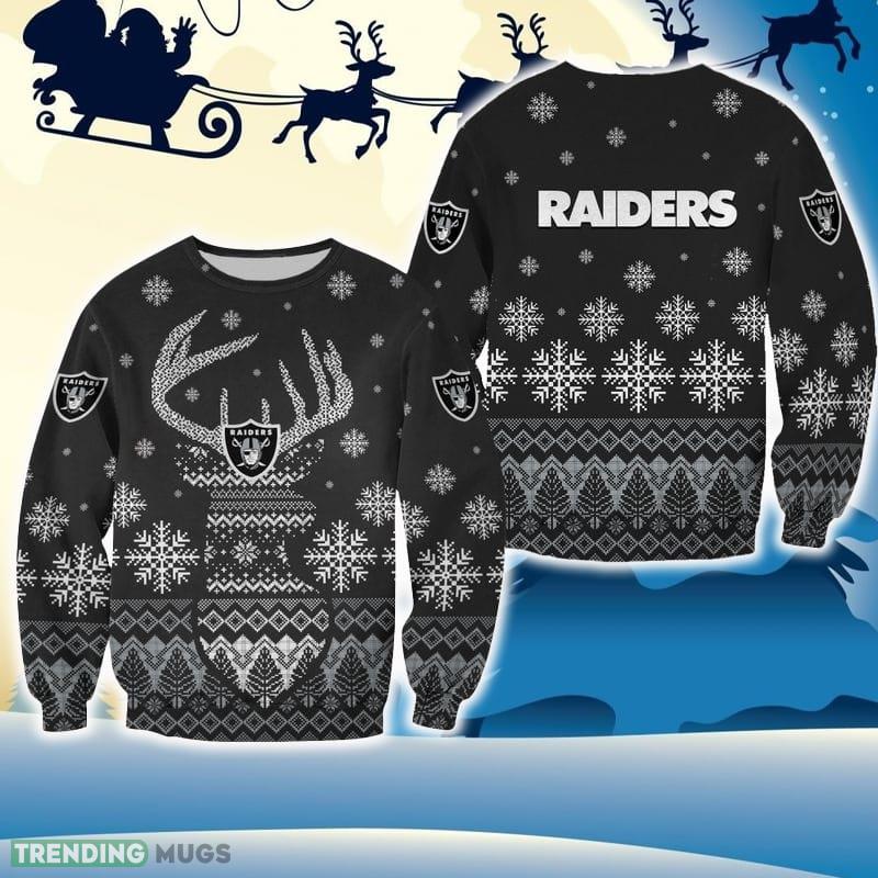 Las Vegas Raiders Christmas Reindeer Scarf All Over Print 3D Sweater For Fans Gift Christmas - Las Vegas Raiders Christmas Reindeer Scarf All Over Print 3D Sweater For Fans Gift Christmas Las Vegas Raiders Christmas Reindeer Scarf All Over Print 3D Sweater For Fans Gift Christmas - Las Vegas Raiders Christmas Reindeer Scarf All Over Print 3D Sweater For Fans Gift Christmas
