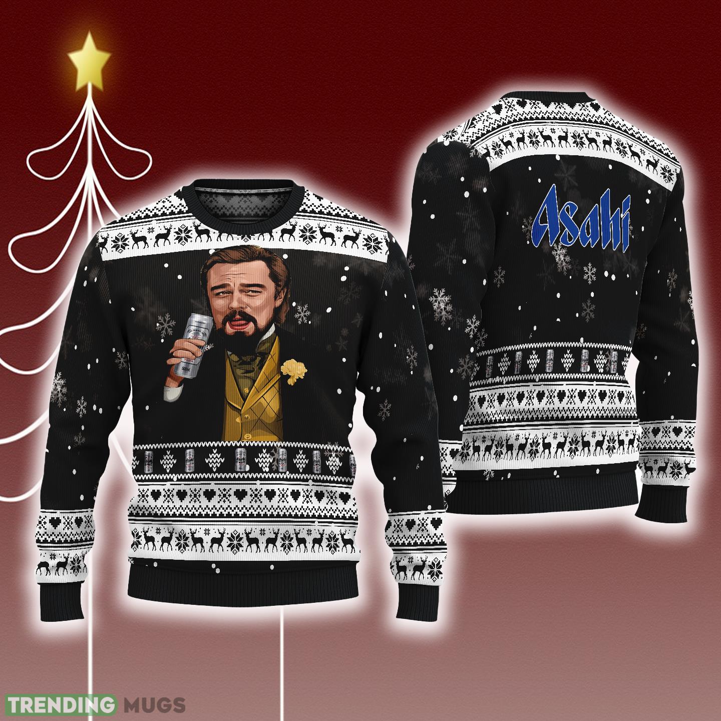 Leonardo Dicaprio Drink Beer Asahi Black Funny Ugly Christmas Sweater Gift For Fans - Leonardo Dicaprio Drink Beer Asahi Black Funny Ugly Christmas Sweater Gift For Fans Leonardo Dicaprio Drink Beer Asahi Black Funny Ugly Christmas Sweater Gift For Fans - Leonardo Dicaprio Drink Beer Asahi Black Funny Ugly Christmas Sweater Gift For Fans