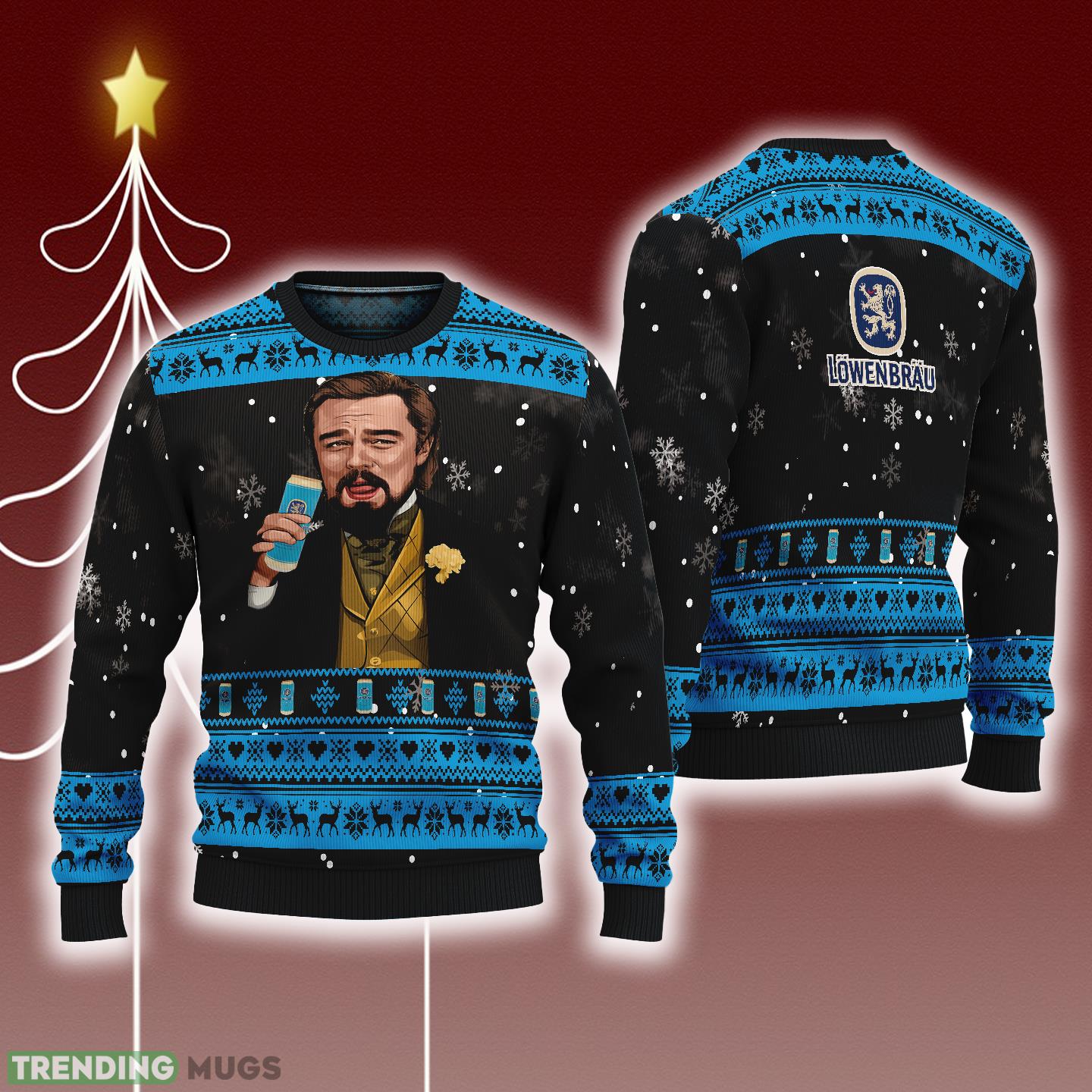 Leonardo Dicaprio Drink Beer Lowenbrau Black Funny Ugly Christmas Sweater Gift For Fans - Leonardo Dicaprio Drink Beer Lowenbrau Black Funny Ugly Christmas Sweater Gift For Fans Leonardo Dicaprio Drink Beer Lowenbrau Black Funny Ugly Christmas Sweater Gift For Fans - Leonardo Dicaprio Drink Beer Lowenbrau Black Funny Ugly Christmas Sweater Gift For Fans