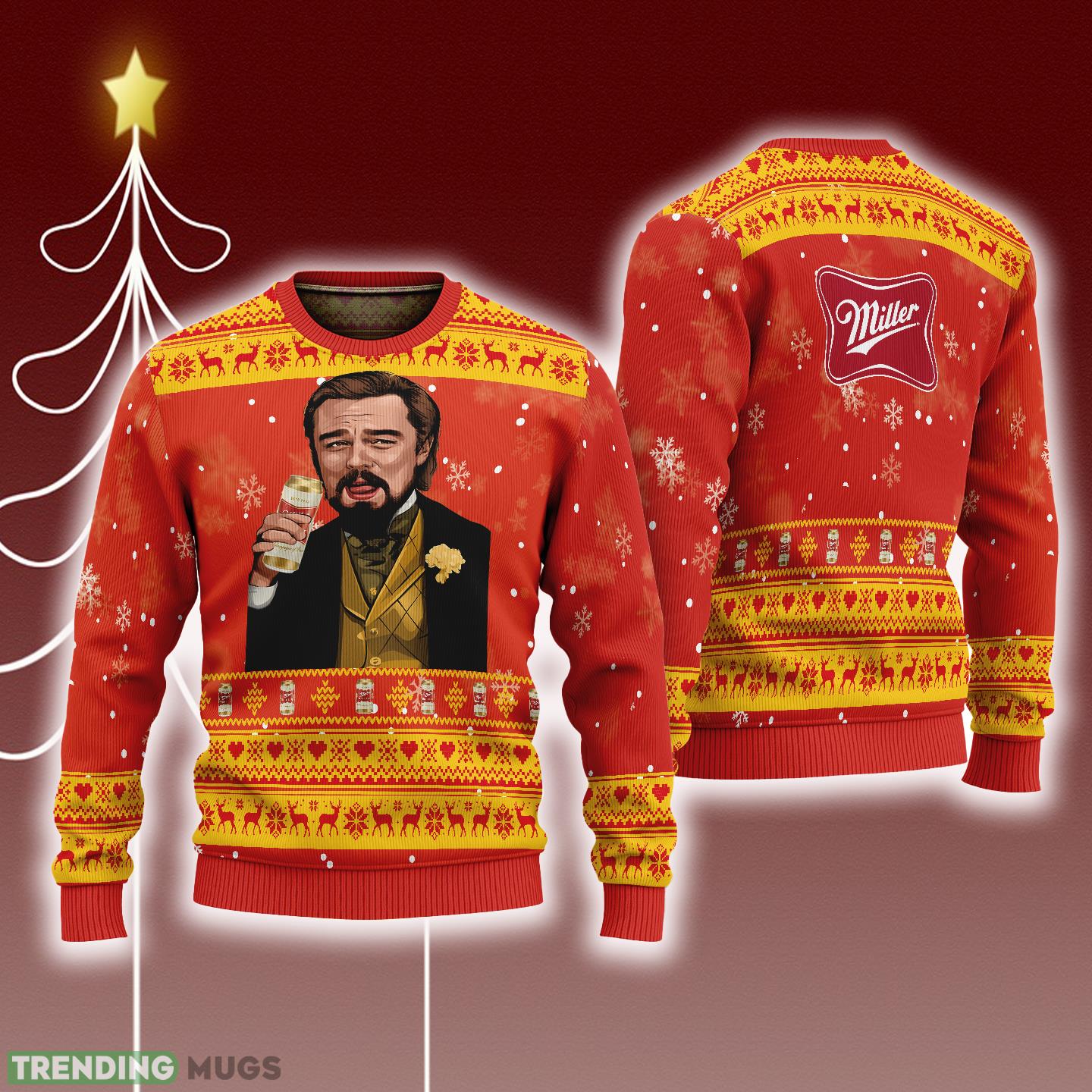 Leonardo Dicaprio Drink Beer miller Red Funny Ugly Christmas Sweater Gift For Fans - Leonardo Dicaprio Drink Beer miller Red Funny Ugly Christmas Sweater Gift For Fans Leonardo Dicaprio Drink Beer miller Red Funny Ugly Christmas Sweater Gift For Fans - Leonardo Dicaprio Drink Beer miller Red Funny Ugly Christmas Sweater Gift For Fans