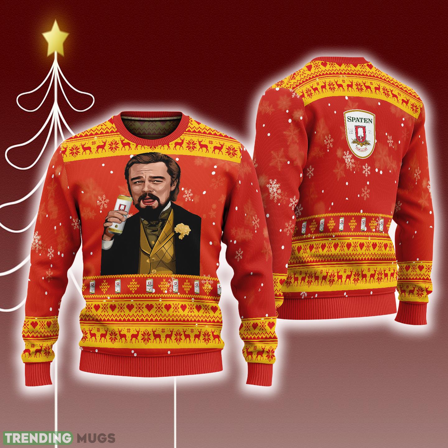 Leonardo Dicaprio Drink Beer Spaten Red Funny Ugly Christmas Sweater Gift For Fans - Leonardo Dicaprio Drink Beer Spaten Red Funny Ugly Christmas Sweater Gift For Fans Leonardo Dicaprio Drink Beer Spaten Red Funny Ugly Christmas Sweater Gift For Fans - Leonardo Dicaprio Drink Beer Spaten Red Funny Ugly Christmas Sweater Gift For Fans