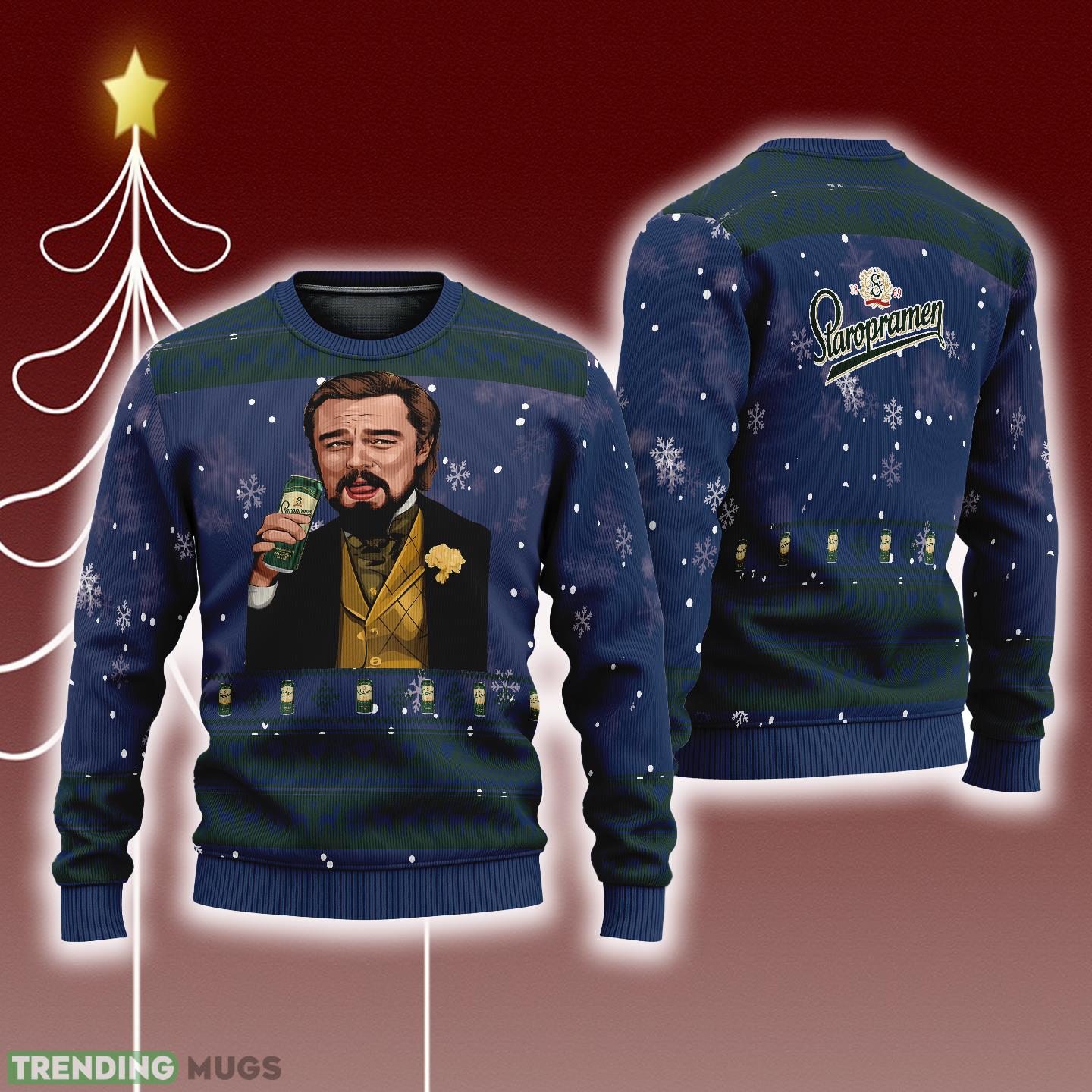 Leonardo Dicaprio Drink Beer Staropramen Navy Funny Ugly Christmas Sweater Gift For Fans - Leonardo Dicaprio Drink Beer Staropramen Navy Funny Ugly Christmas Sweater Gift For Fans Leonardo Dicaprio Drink Beer Staropramen Navy Funny Ugly Christmas Sweater Gift For Fans - Leonardo Dicaprio Drink Beer Staropramen Navy Funny Ugly Christmas Sweater Gift For Fans