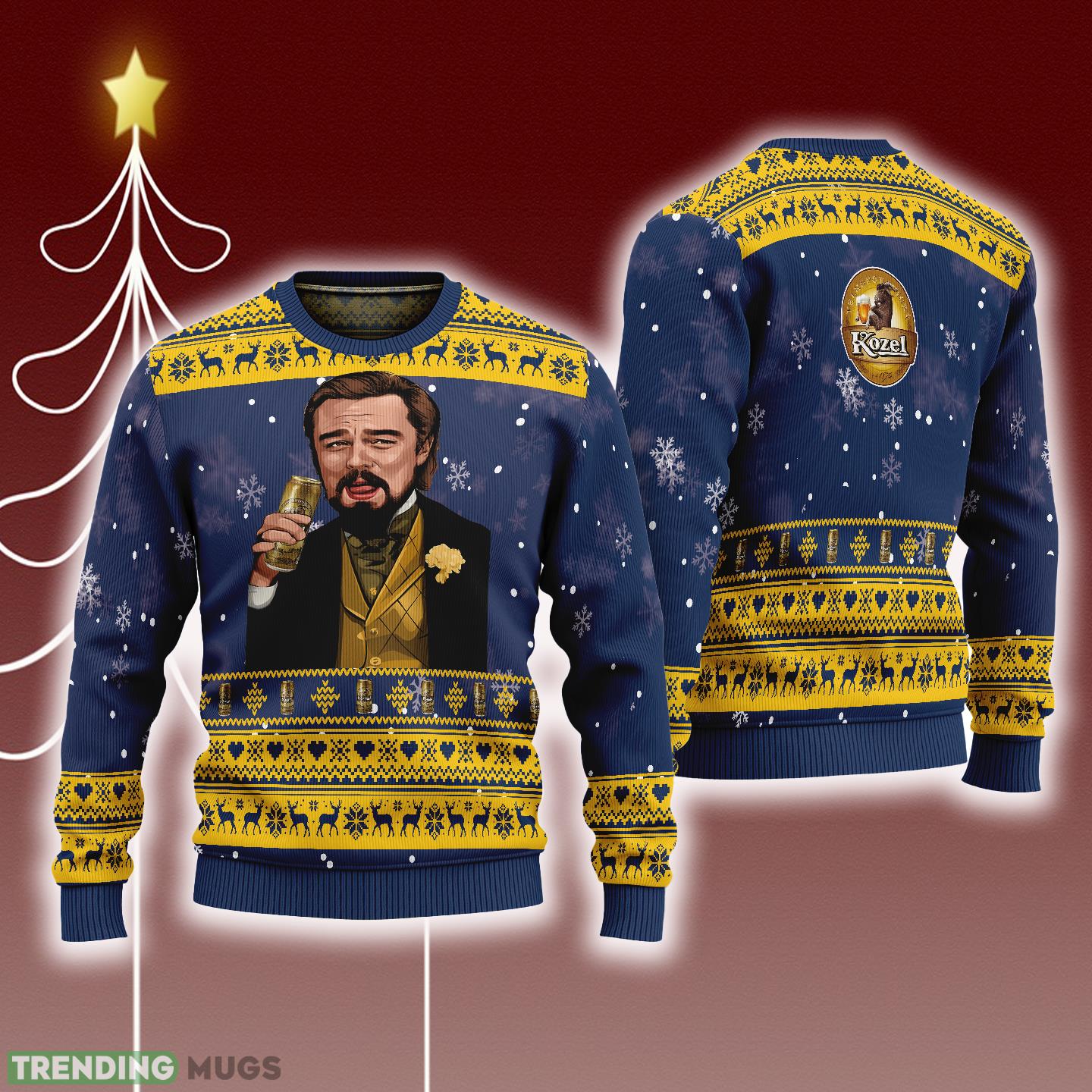 Leonardo Dicaprio Drink Beer Velkopopovicky Kozel Navy Funny Ugly Christmas Sweater Gift For Fans - Leonardo Dicaprio Drink Beer Velkopopovicky Kozel Navy Funny Ugly Christmas Sweater Gift For Fans Leonardo Dicaprio Drink Beer Velkopopovicky Kozel Navy Funny Ugly Christmas Sweater Gift For Fans - Leonardo Dicaprio Drink Beer Velkopopovicky Kozel Navy Funny Ugly Christmas Sweater Gift For Fans