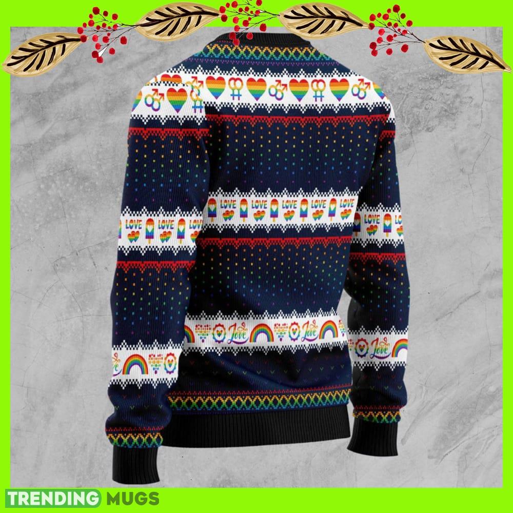 LGBT Heart Ugly Christmas Sweater New For Men And Women Gift Holidays Christmas 3D Sweater LGBT Heart Ugly Christmas Sweater New For Men And Women Gift Holidays Christmas 3D Sweater