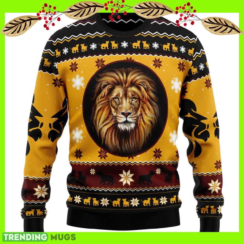 Lion Xmas Ugly Christmas Sweater New For Men And Women Gift Holidays Christmas - Lion Xmas Ugly Christmas Sweater For Men & Women Christmas Gift Sweater US3151_1 Lion Xmas Ugly Christmas Sweater New For Men And Women Gift Holidays Christmas - Lion Xmas Ugly Christmas Sweater For Men & Women Christmas Gift Sweater US3151_1