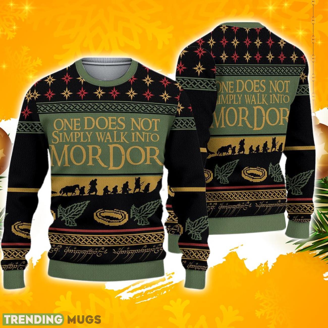 LORT One Mordor Ugly Christmas Sweater Product Photo 1 LORT One Mordor Ugly Christmas Sweater Product Photo 1