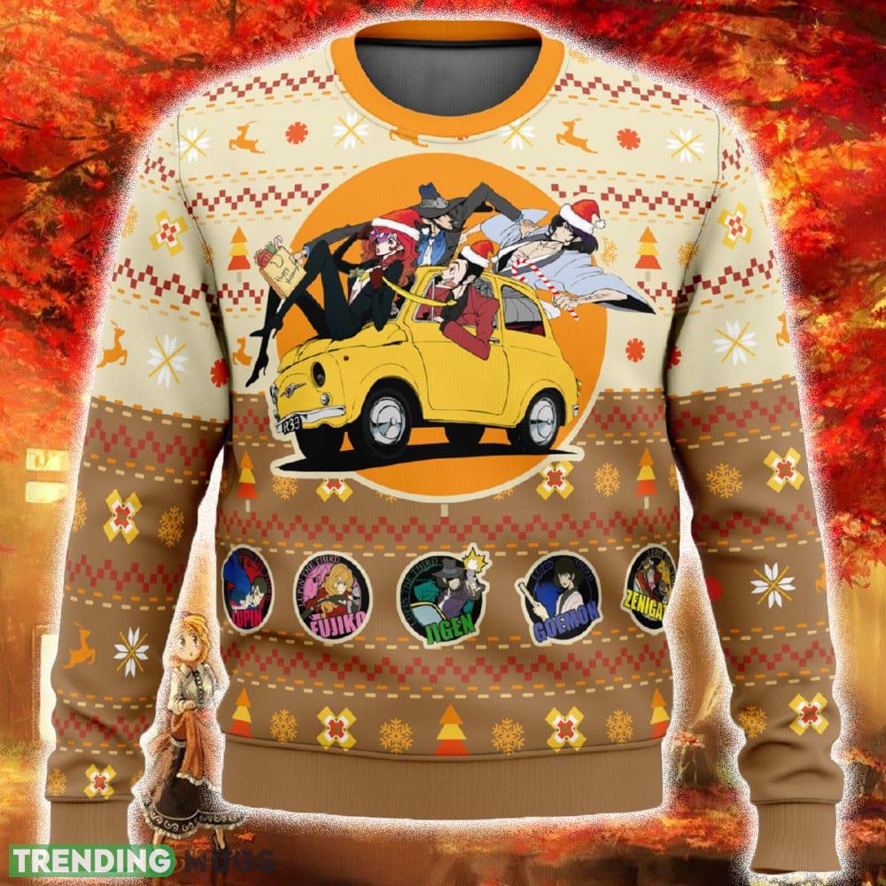 Lupin the 3rd Happy Trip Ugly Christmas Sweater Funny Gift For Men And Women Fans - Lupin the 3rd Happy Trip Ugly Christmas Sweater Funny Gift For Men And Women Fans Lupin the 3rd Happy Trip Ugly Christmas Sweater Funny Gift For Men And Women Fans - Lupin the 3rd Happy Trip Ugly Christmas Sweater Funny Gift For Men And Women Fans
