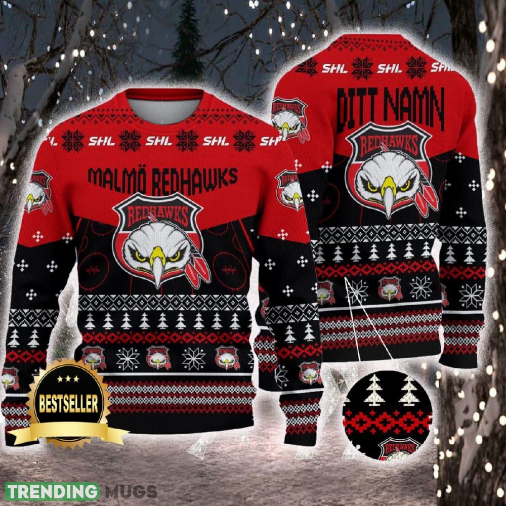 Malmo Redhawks Ugly Christmas Sweater Logo Custom Name Gift Fans - Malmo Redhawks Ugly Christmas Sweater Logo Custom Name Gift Fans Malmo Redhawks Ugly Christmas Sweater Logo Custom Name Gift Fans - Malmo Redhawks Ugly Christmas Sweater Logo Custom Name Gift Fans
