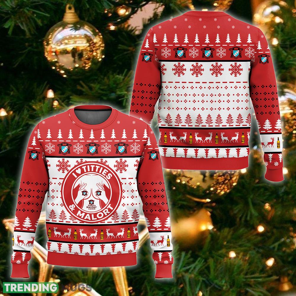 Malort Titties Funny Ugly Sweater For Fans Christmas Vintage Gift - Malort Titties Funny Ugly Sweater_1 Malort Titties Funny Ugly Sweater For Fans Christmas Vintage Gift - Malort Titties Funny Ugly Sweater_1
