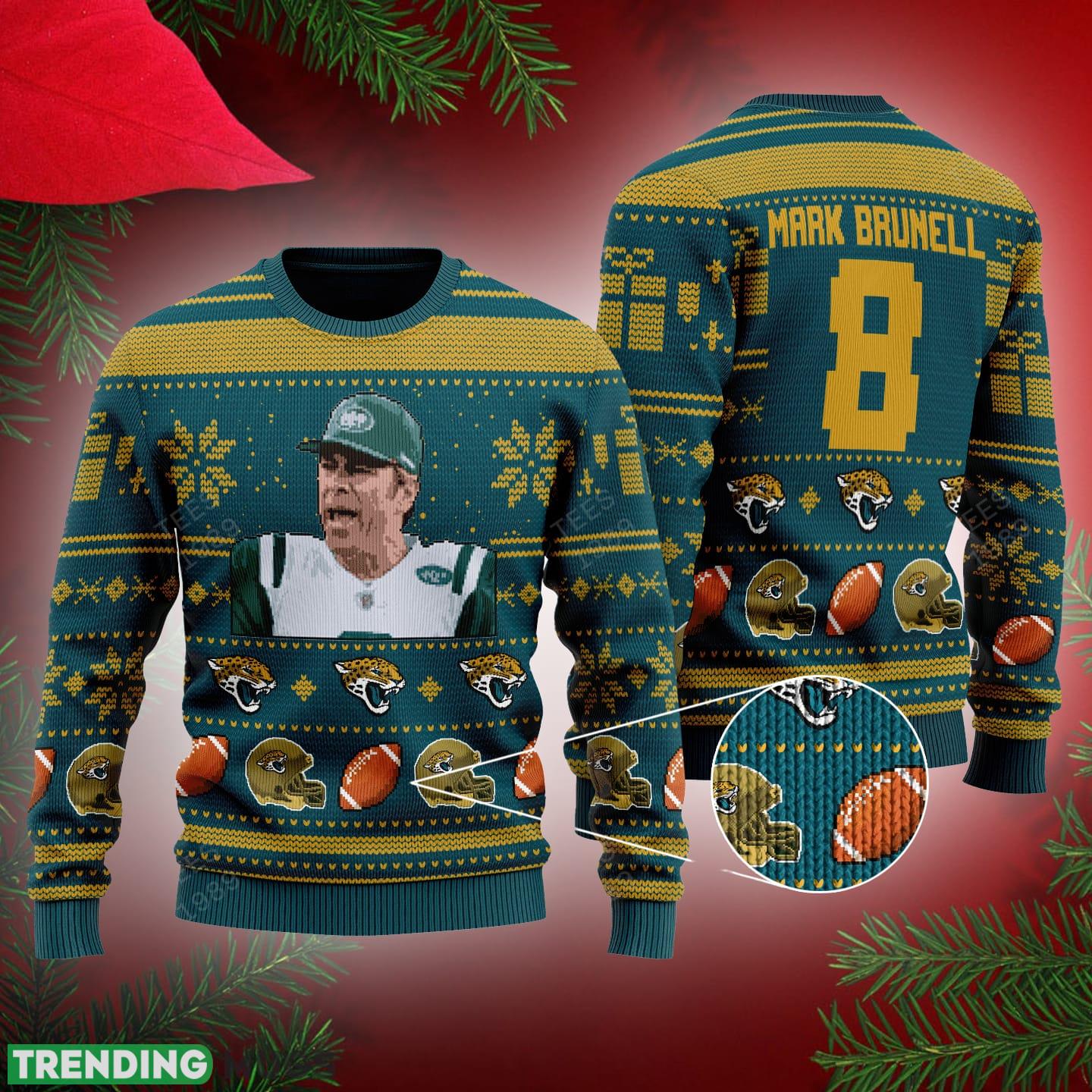 Mark Brunell Jacksonville Jaguars NFL Ugly Christmas Sweater AOP For Men And Women - Mark Brunell Jacksonville Jaguars NFL Ugly Christmas Sweater AOP For Men And Women Mark Brunell Jacksonville Jaguars NFL Ugly Christmas Sweater AOP For Men And Women - Mark Brunell Jacksonville Jaguars NFL Ugly Christmas Sweater AOP For Men And Women