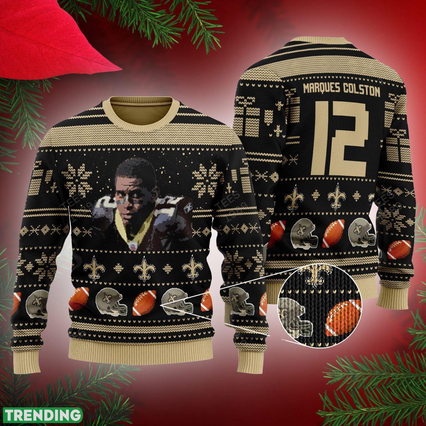 Marquez Callaway New Orleans Saints NFL Knitted Christmas Sweater For Men And Women - Marquez Callaway New Orleans Saints NFL Knitted Christmas Sweater For Men And Women Marquez Callaway New Orleans Saints NFL Knitted Christmas Sweater For Men And Women - Marquez Callaway New Orleans Saints NFL Knitted Christmas Sweater For Men And Women