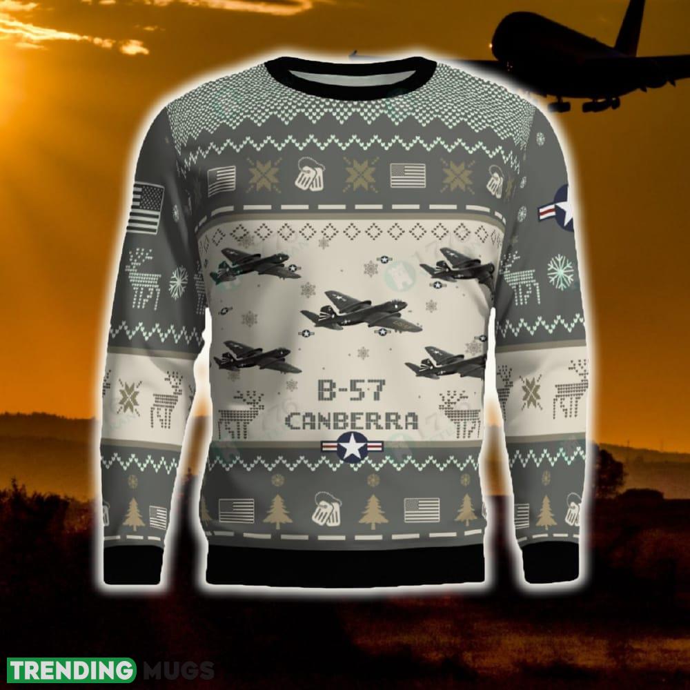 Martin B-57 Canberra B57 Combat Aircraft Ugly Sweater Gift For Men And Women Gift Veteran Christmas - Martin B-57 Canberra B57 Combat Aircraft Ugly Sweater 2 Martin B-57 Canberra B57 Combat Aircraft Ugly Sweater Gift For Men And Women Gift Veteran Christmas - Martin B-57 Canberra B57 Combat Aircraft Ugly Sweater 2
