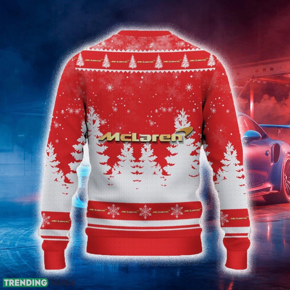 McLaren Ugly Christmas Sweater Tree Santa Hat Car For Fans Gift Familys Holidays 3D Sweater McLaren Ugly Christmas Sweater Tree Santa Hat Car For Fans Gift Familys Holidays 3D Sweater