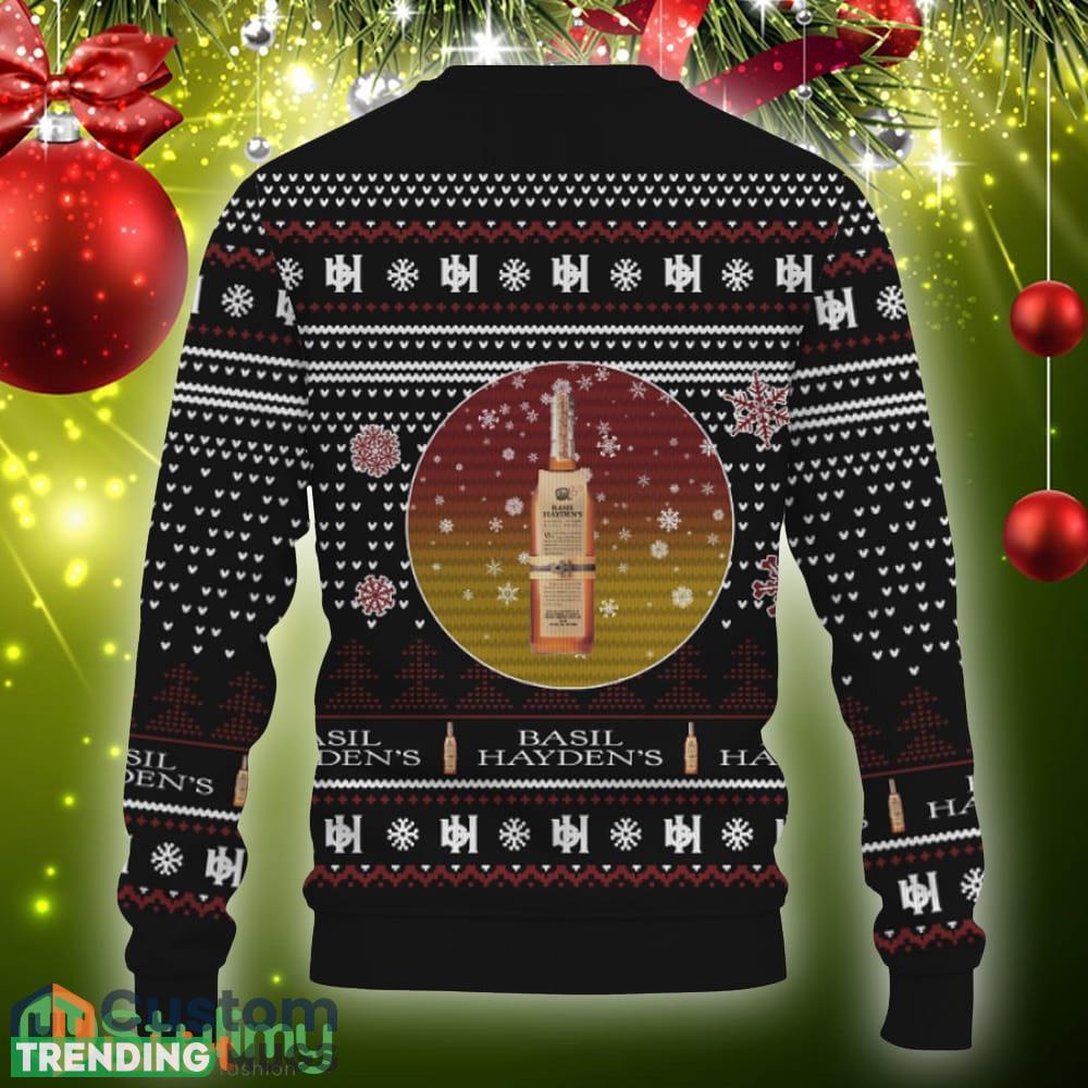 Merry Christmas 2023 Ugly l American Basil Hayden's Whiskey Ugly Christmas Sweater AOP Gift Holidays 3D Sweater Merry Christmas 2023 Ugly l American Basil Hayden's Whiskey Ugly Christmas Sweater AOP Gift Holidays 3D Sweater