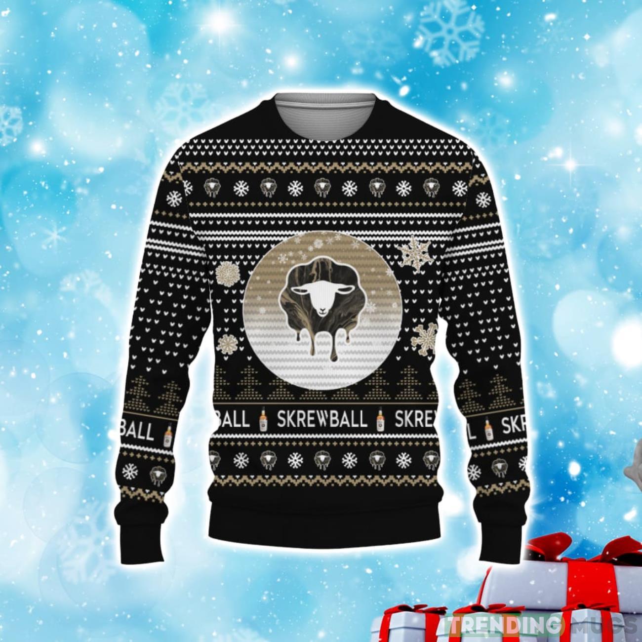 Merry Christmas 2023 Ugly Sweater American Skrewball Whiskey Product Photo 1 Merry Christmas 2023 Ugly Sweater American Skrewball Whiskey Product Photo 1