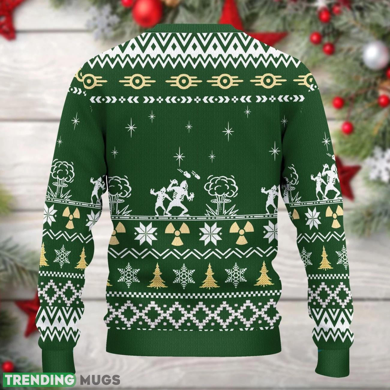 Merry Christmas From Vault Tec Fallout Ugly Knitted Christmas 3D Sweater 3D Sweater Merry Christmas From Vault Tec Fallout Ugly Knitted Christmas 3D Sweater 3D Sweater