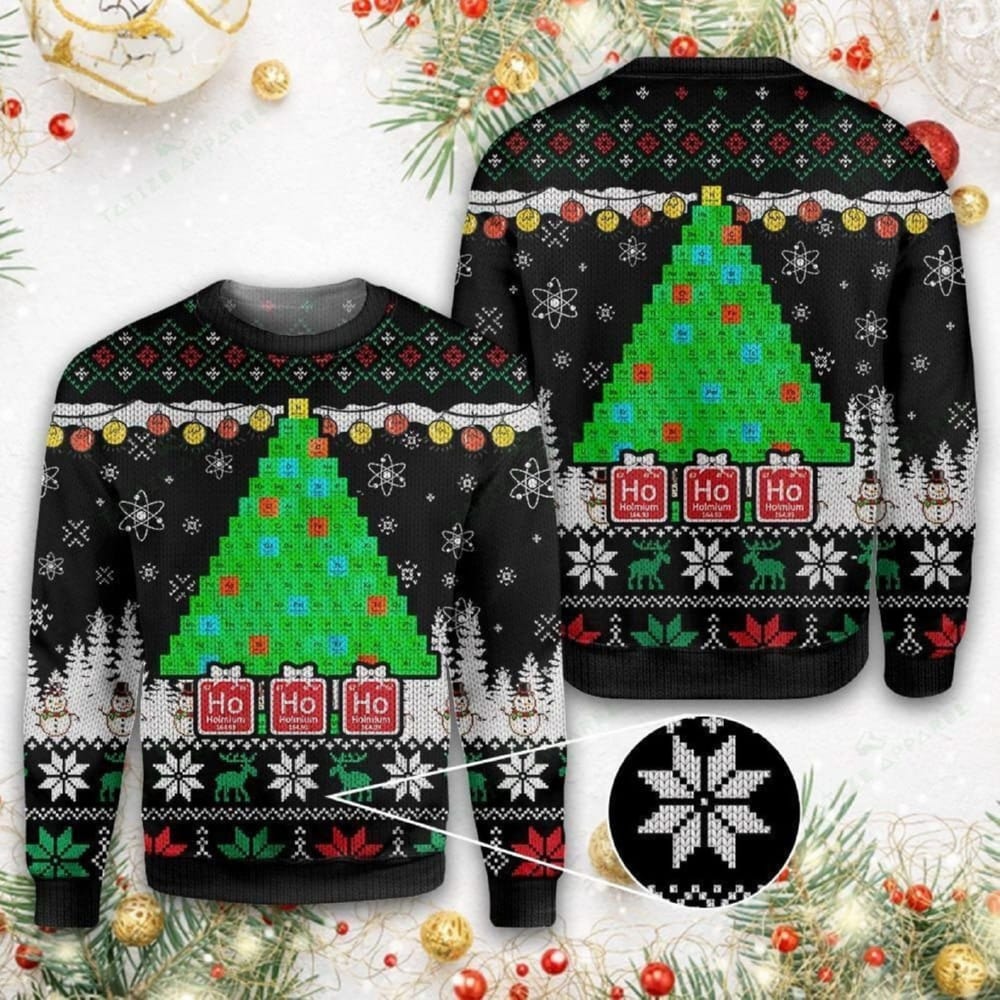 Merry Christmas Ho Ho Ho For Science Lovers Christmas All Over Print Thicken Sweater For Men And Women Gift Christmas - 071123-102034 Merry Christmas Ho Ho Ho For Science Lovers Christmas All Over Print Thicken Sweater For Men And Women Gift Christmas - 071123-102034