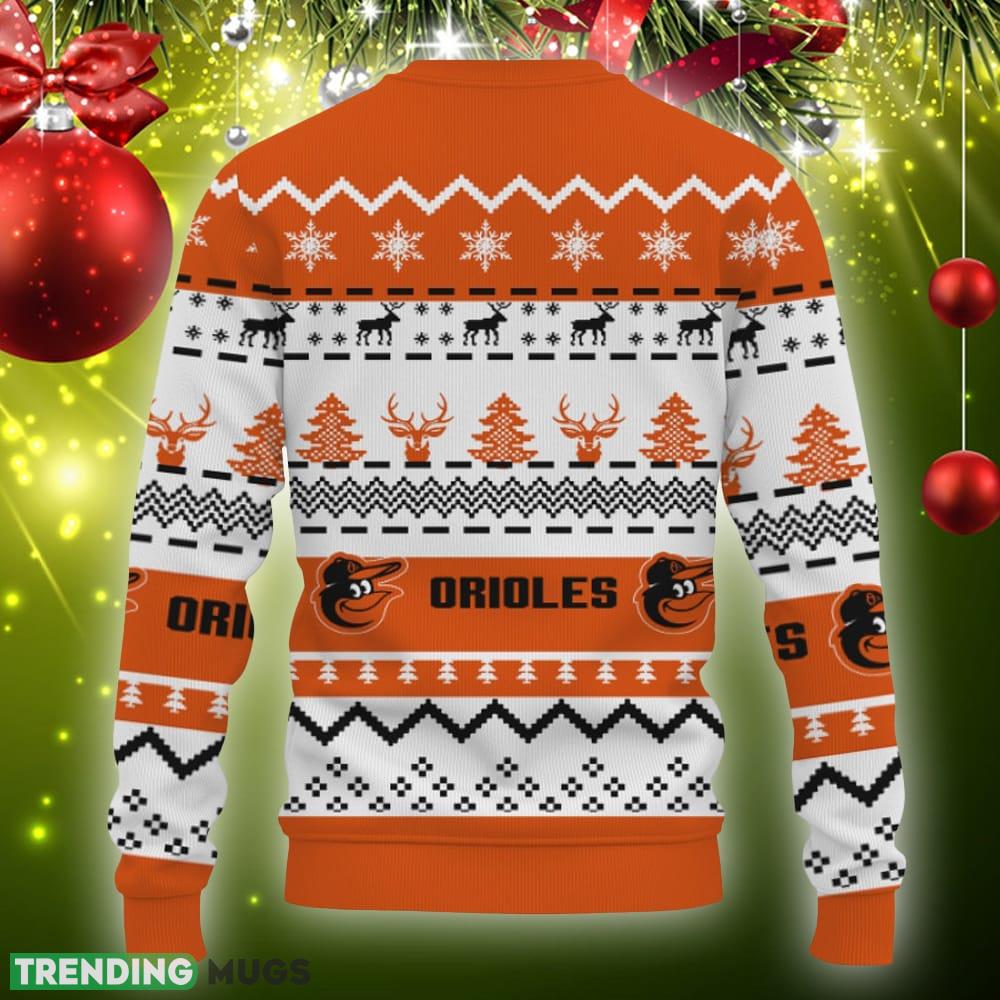 Merry Christmas Snow Pattern Funny Cute Baltimore Orioles Gifts Ugly Xmas Sweater Gift Holidays 3D Sweater Merry Christmas Snow Pattern Funny Cute Baltimore Orioles Gifts Ugly Xmas Sweater Gift Holidays 3D Sweater